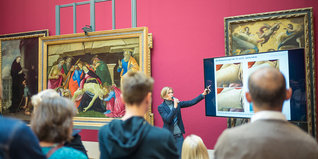 Führung zur Restaurierung von Sandro Botticellis Beweinung in der Alten Pinakothek