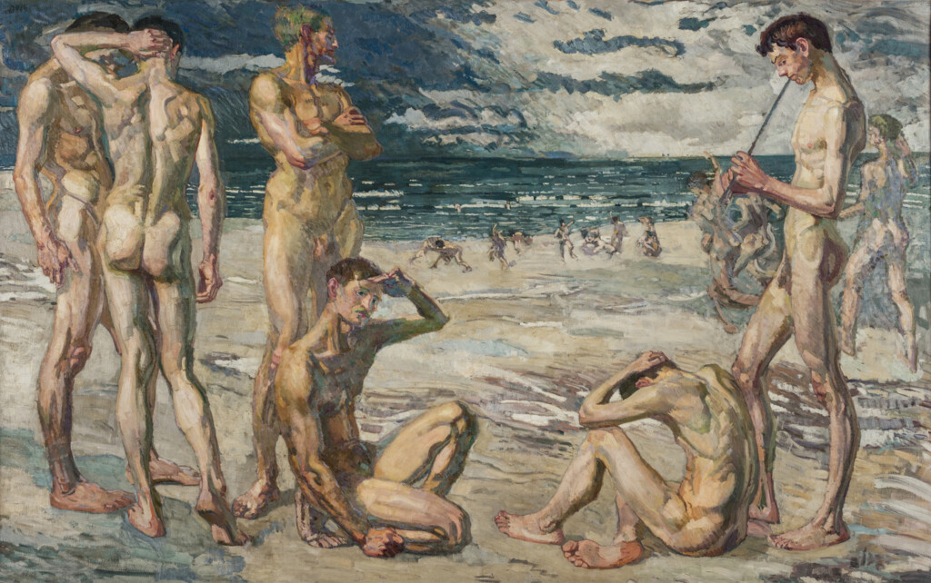  Max Beckmann, Junge Männer am Meer, 1905